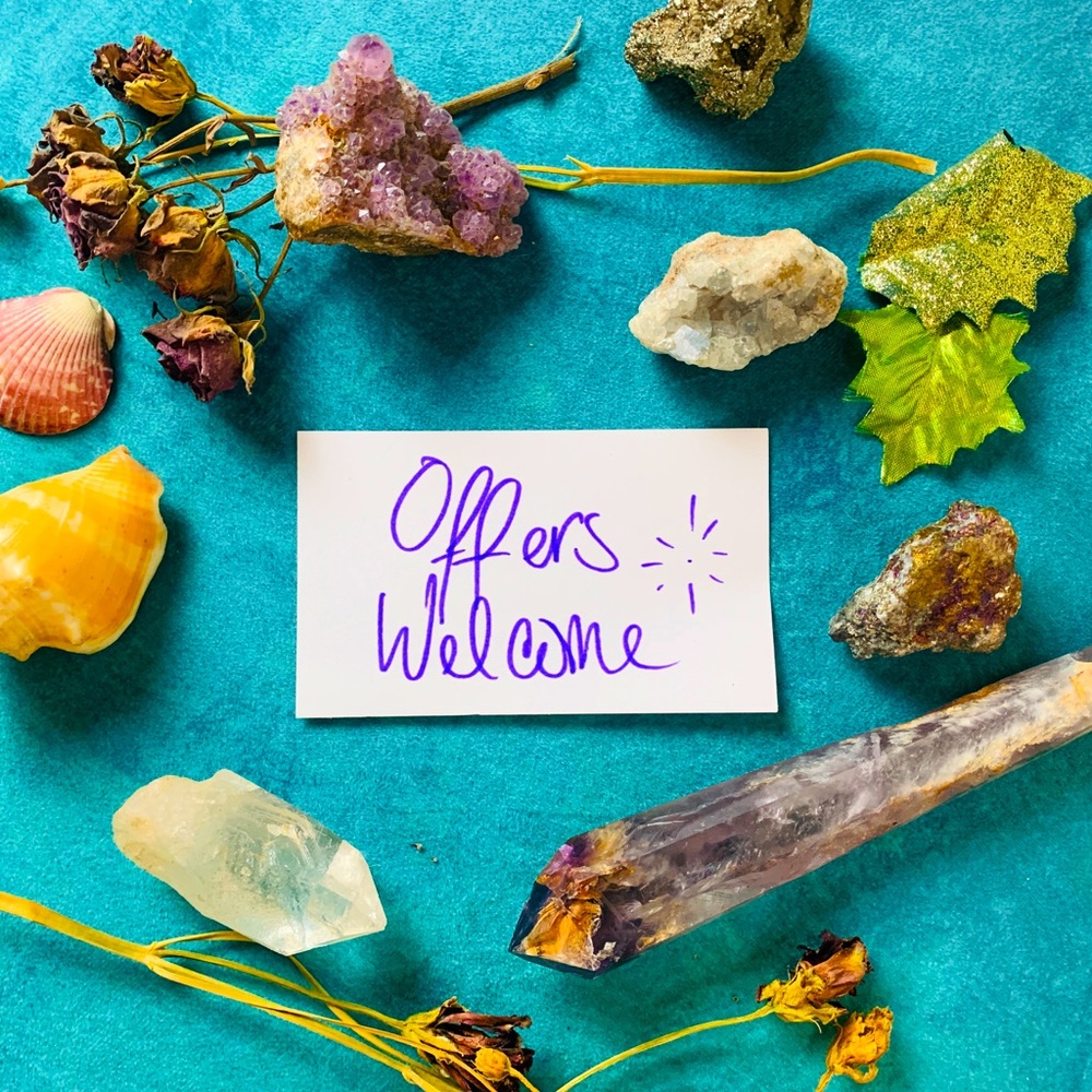 Offers welcome! 🌸🌺🌼